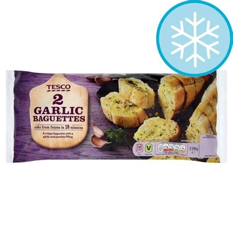 tesco garlic bread baguette